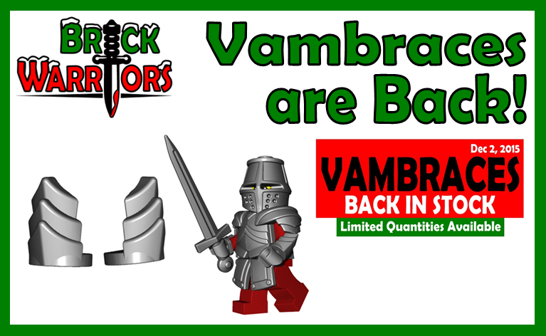 custom lego vambraces are back!