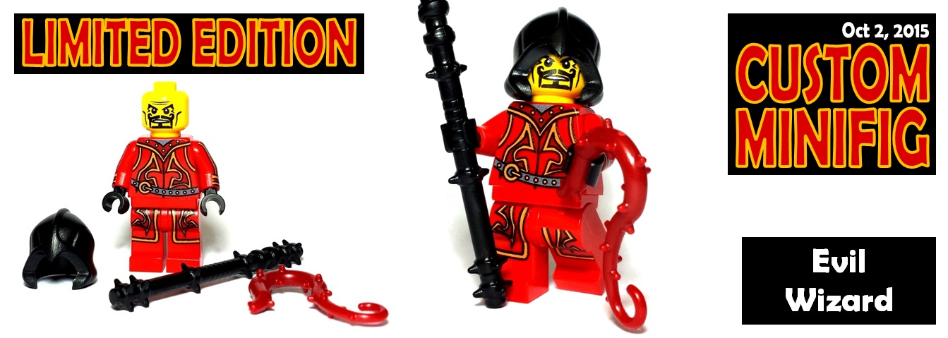 Evil Wizard custom lego minifigure