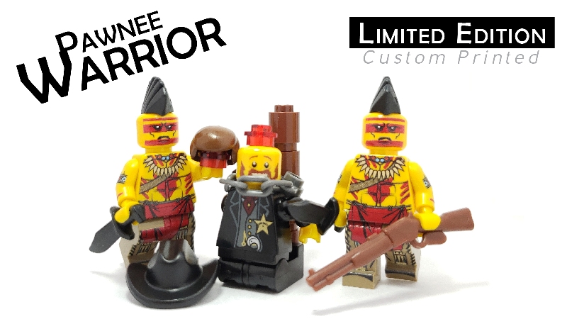 lego minifigure - pawnee warrior