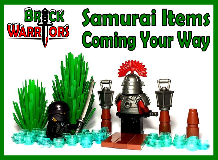 new custom lego samurai accessories
