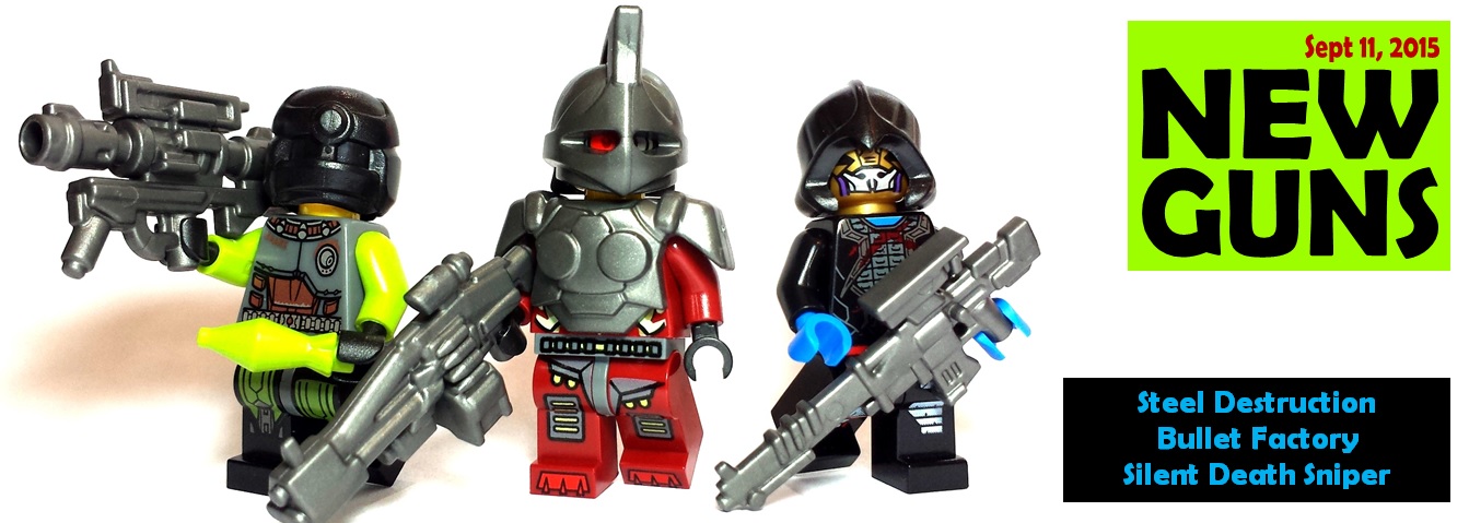 new custom lego sci-fi guns