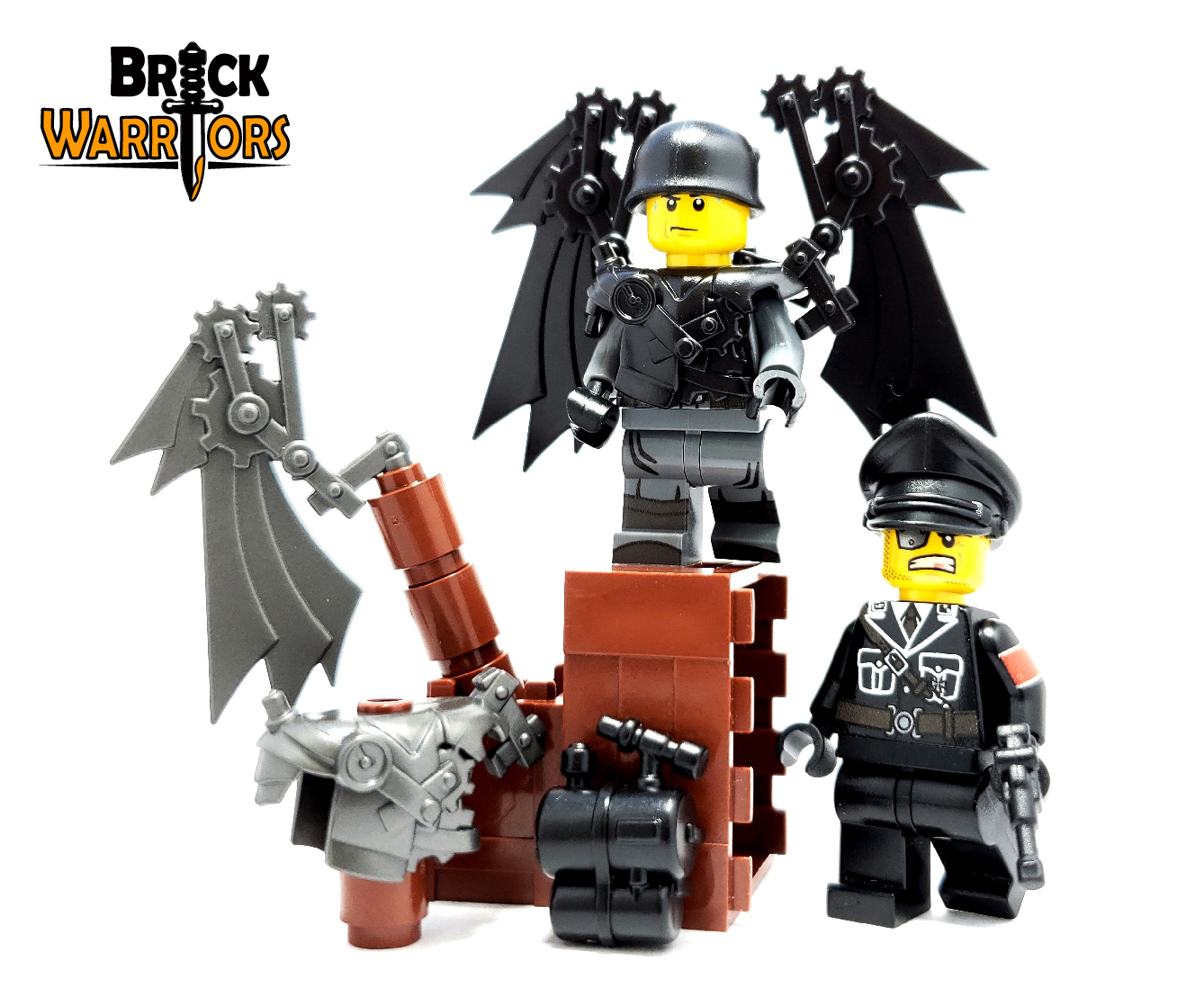 custom lego steampunk wings and armor