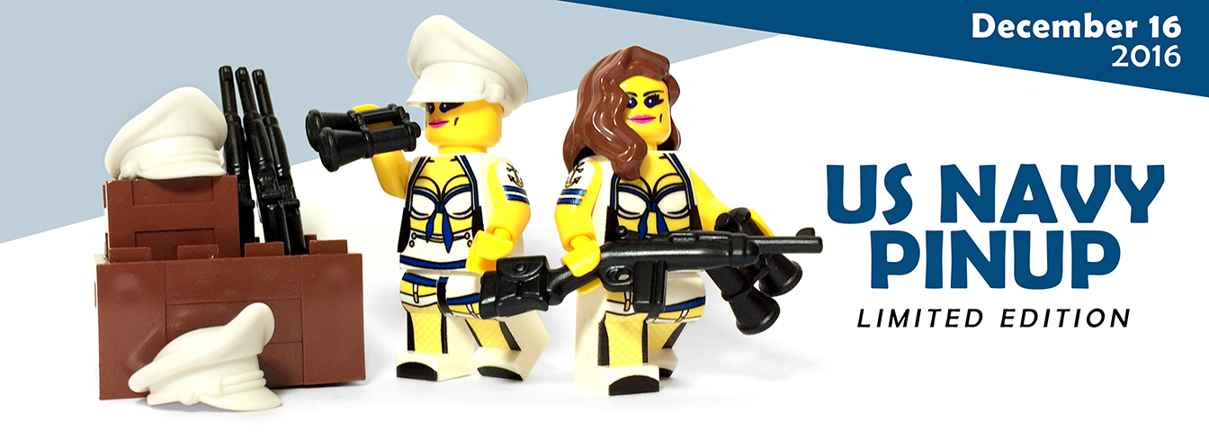 Custom Lego WW2 Navy Pinup