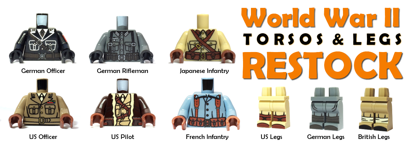 WWII Minifig Restock!